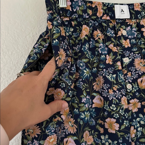 Anthropologie Floral Women's Pants The Wren Boxer large - Picture 4 of 5